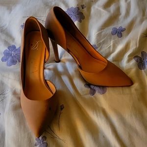 Tan Suede Stilettos NWOT
